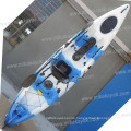 New Single Fishing Kayak with Flush Rod Holders LLDPE Ocean Boat/Canoe (M07)